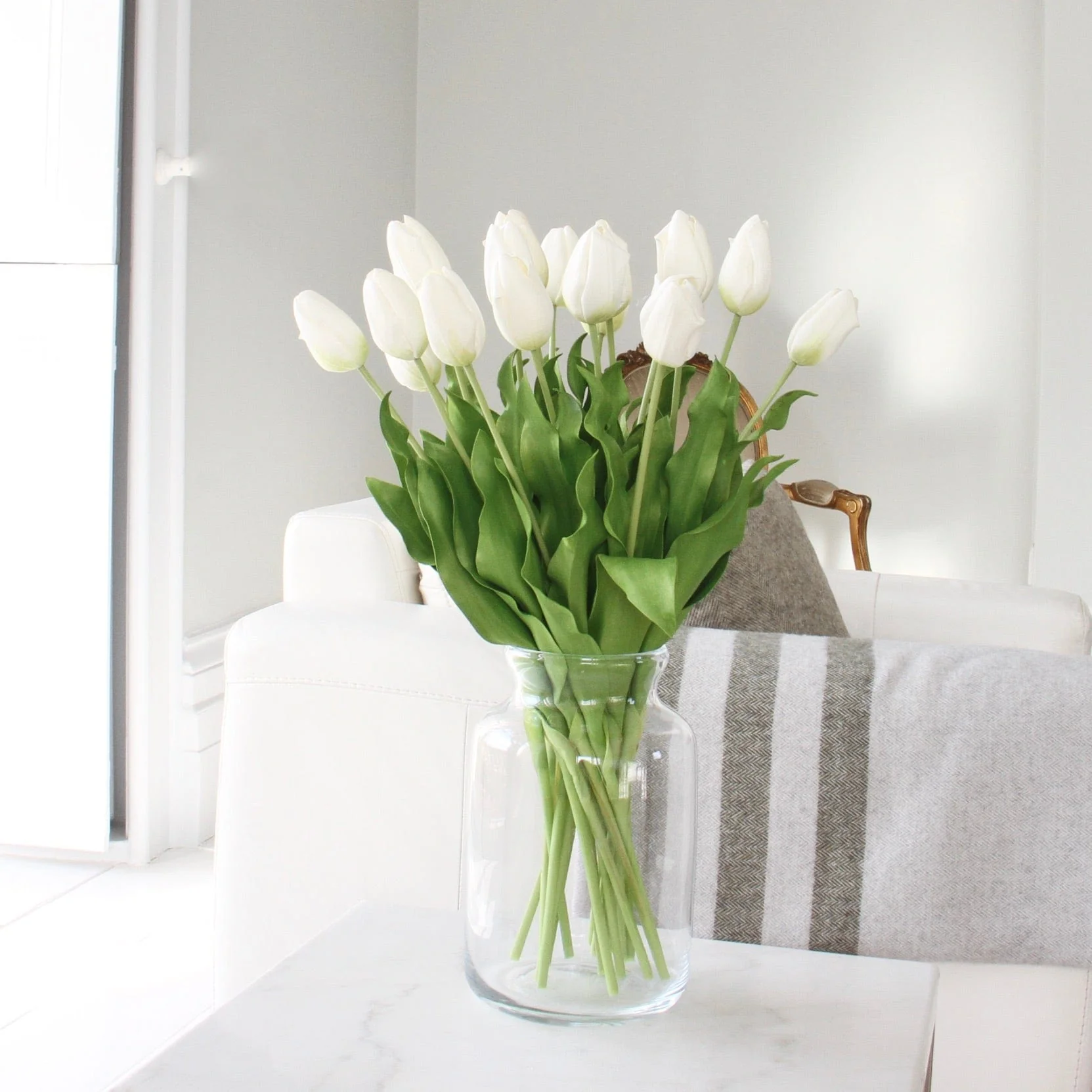 Artificial White Tulip - Image 7